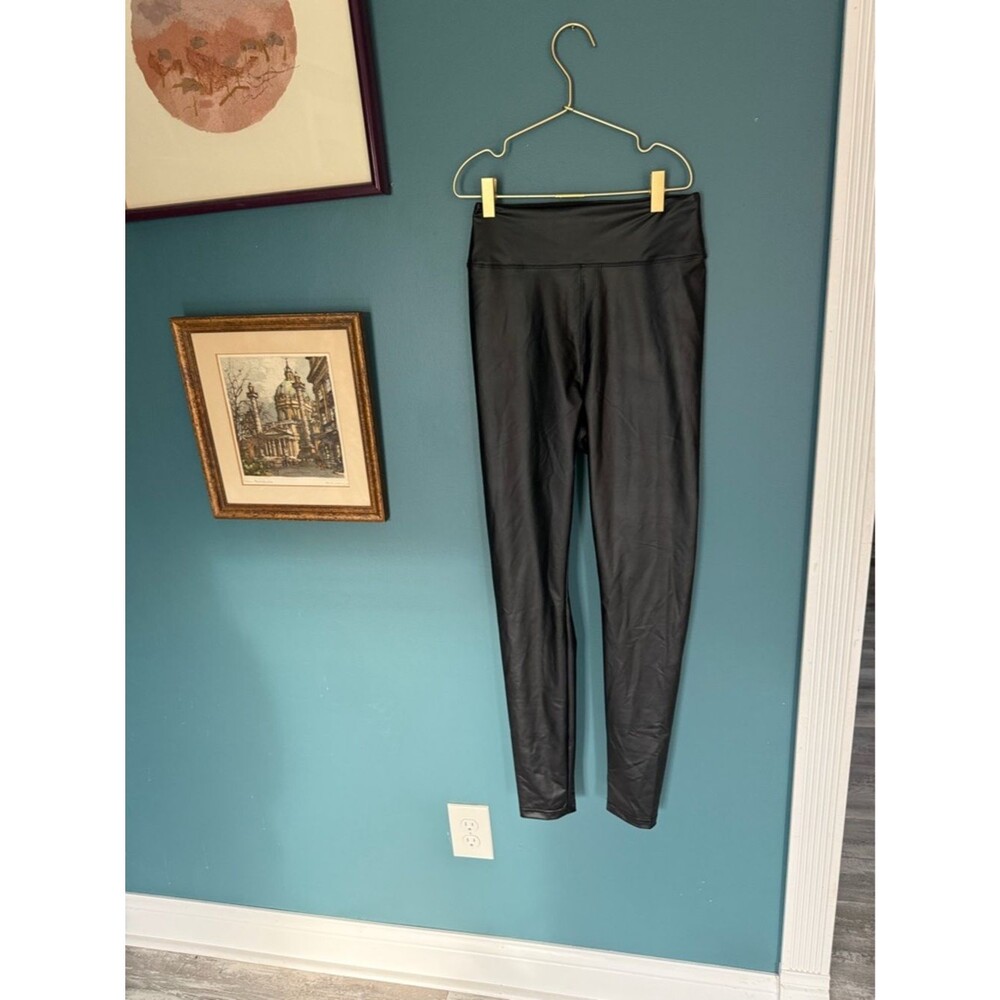 aerie Black Faux Leather Leggings - Offline Real Luxe